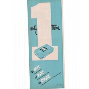 Yes Facial Tissue / Spun Lo Rayon Magazine Advertisement 1940s Vtg Midcentury